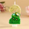 Number Birthday Candle 0-9 Set for Cake Decoration Kids Party Baking Supplies Glitter Finish with Toy Vehicle Detail