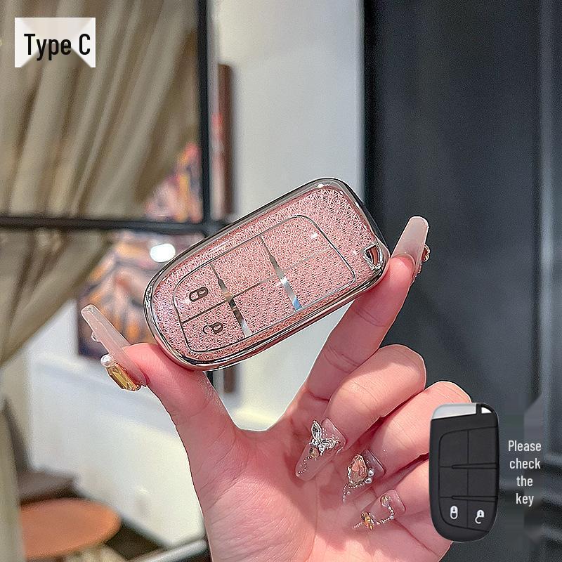 Jeep Key Protective Cover for Cherokee, Compass, Renegade, and Wrangler