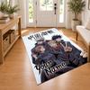 Jujutsu Kaisen Custom Name Personalized Rug Non‑Slip Doormat Floor Carpet Housewarming Birthday Gift for Family Friends