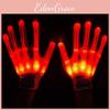 Led Finger Electro Flashing Gloves Light Up Christmas Dance Rave Party Fun