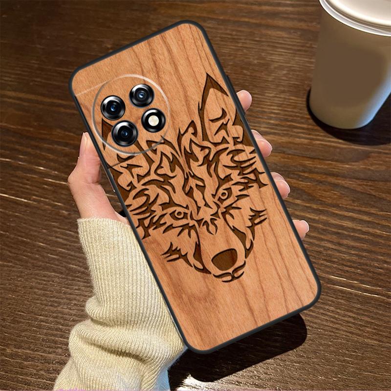 Turtle Elephant Dragon Wood For OnePlus Nord CE 5 2 3 4 Lite N20 N30 Case For OnePlus 13 12 11 9 13s 8T 10T 10R 12R 13R