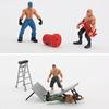 Construindo Wrestling Playset DIY lutador realista fingir jogar animais de pelúcia lindo presente