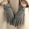 Gloves Women's Winter Velvet Cold Warm Gloves Riding Driving Touch Screen New Gloves