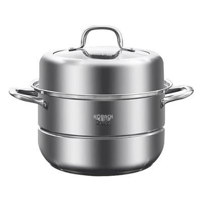 KOBACH 26cm 2-Layer Stainless Steel Steamer Pot