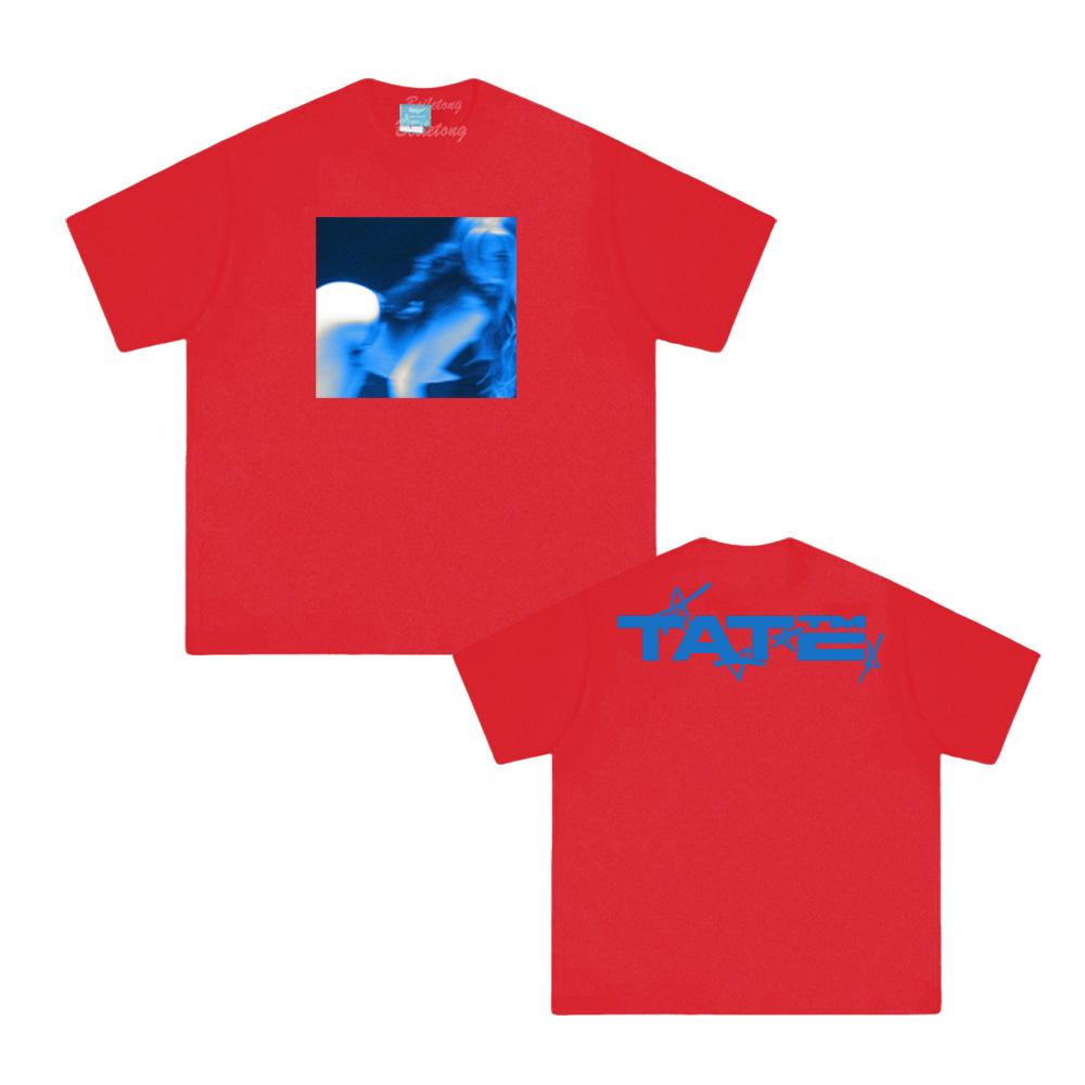 Tate McRae New Album TITFORTAT Tee-shirt Summer Hip Hop Singer's Same Style Tee-shirt 100%Cotton Clothing Tops