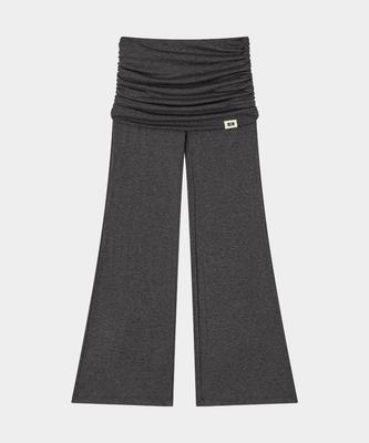 KISYNING Yoga Flow Foldover Pants (Charcoal)