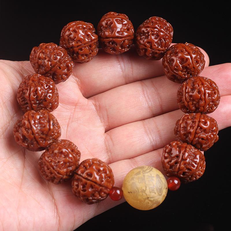 Vajra Bodhi brățară fidelitate șase petale vajra original cu semințe mașină periată margele de patină Wenwan Bodhi accesorii masculin
