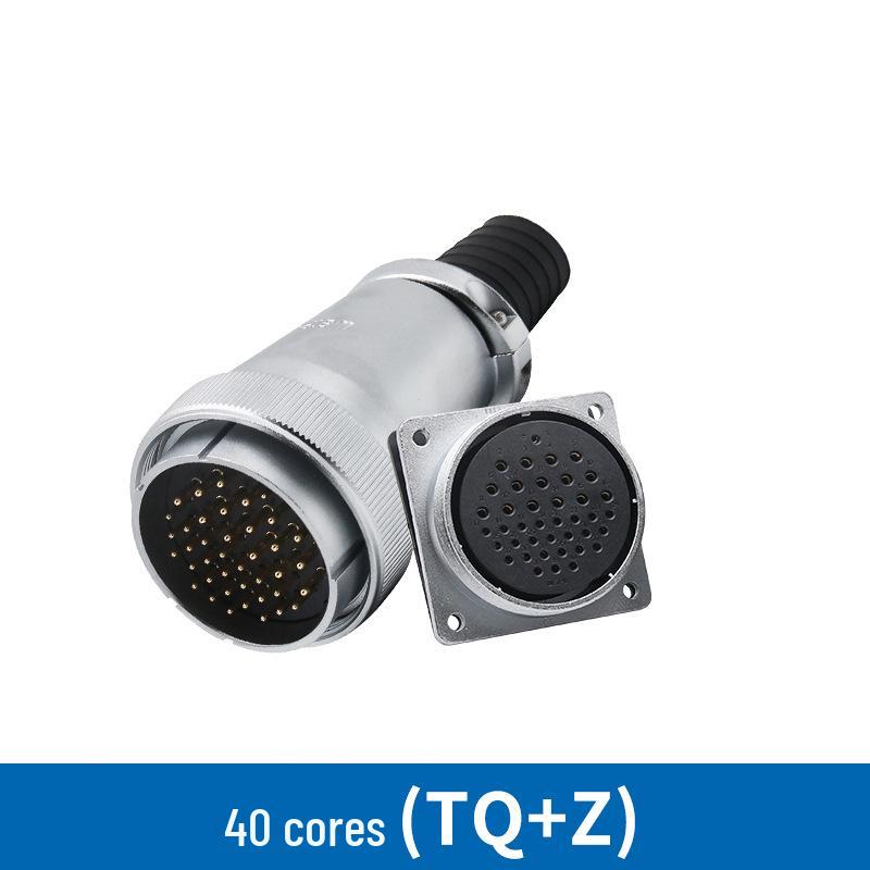 Weipu WS55 Aviation Plug: 4-core, 7-core, 40-core, 53-core, 61-core, Male Plug & TQ Female Square Socket Connector.