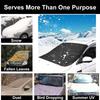 2025 Upgraded Magnetic Car Windshield Snow Cover - Fit for Most Cars,SUVs & Trucks,All-Season Anti-Freeze Protection,Windshield