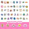 100 Small Size 4cm Inspirational Psychological Therapy Stickers Cartoon Doodle Girl Mental Health Stickers