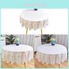 Simple Contemporary Pvc Dining Tablecloth With Waterproof Dustproof Surface For Living Room