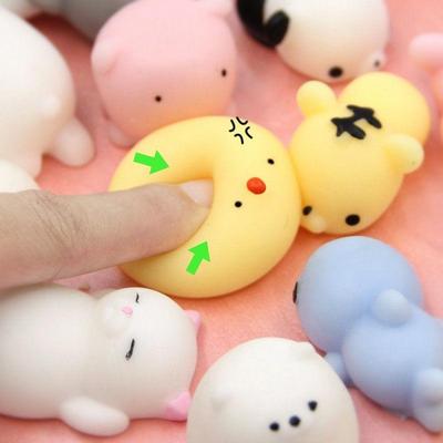 60PCS  Party Favors Stress Relief Toys Kawaii Animal Squishy Toys for Kids Antistress Ball Squeeze Ball for Boys Girls Birthday Gifts