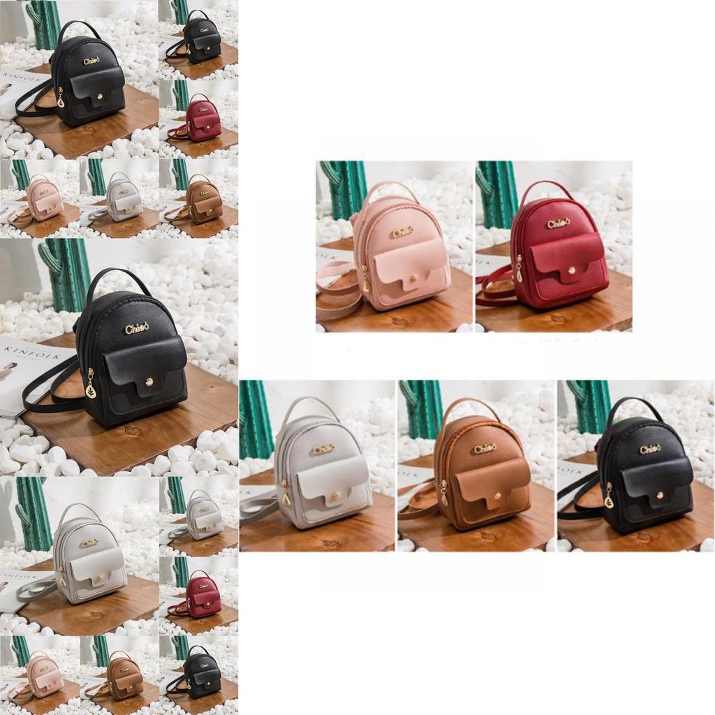 Stylish Girls' Pu Leather Travel Backpack Handbag With Adjustable Shoulder Straps