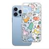 Niche Funny Colored Dinosaur Mobile Phone Case Apple 17 Cute Cure Anti-drop Transparent Protective Case iPhone15pm