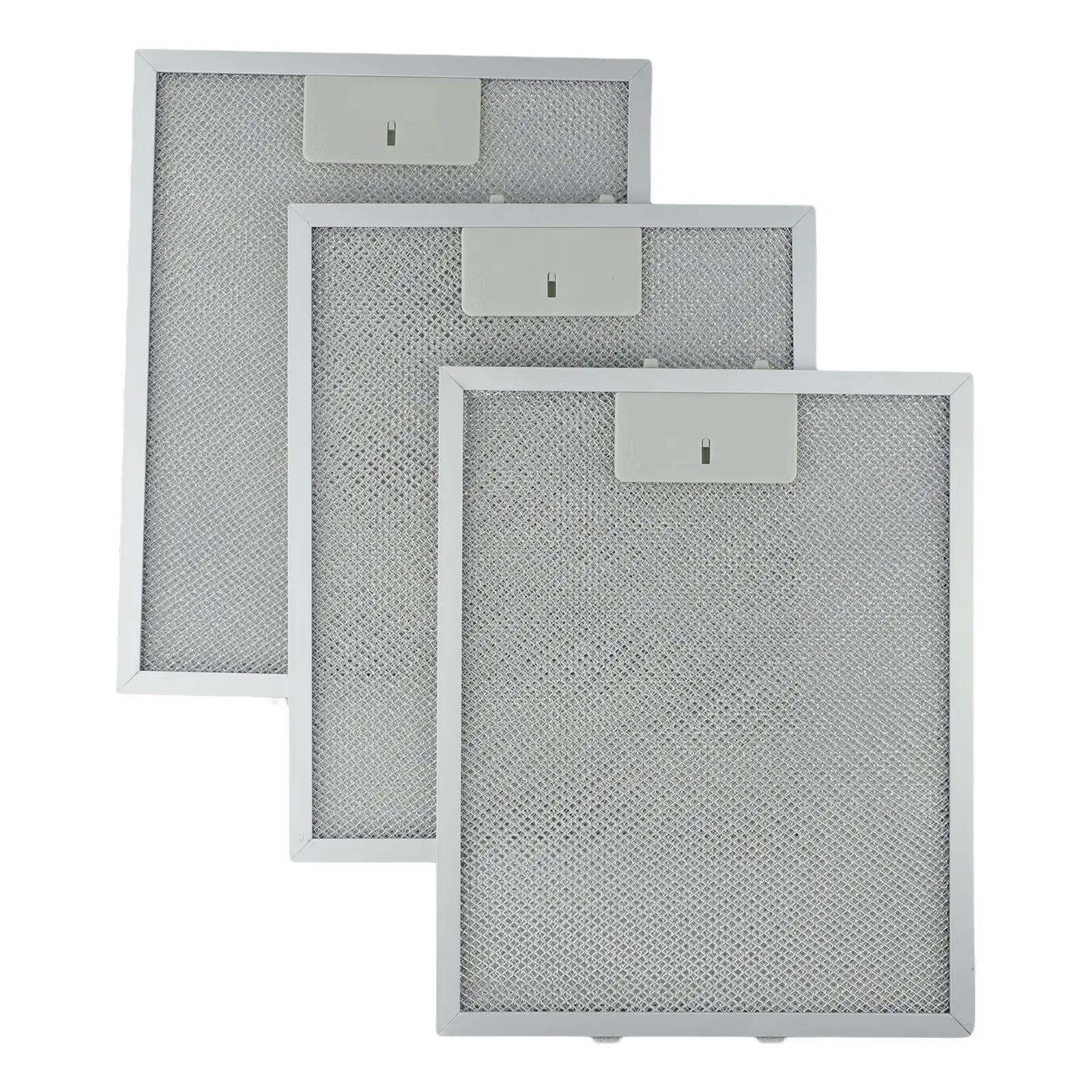 Practical Silver Cooker Hood Filter 310x250x9mm Special Decoration Versatile Use Easy Installation Easy To Clean
