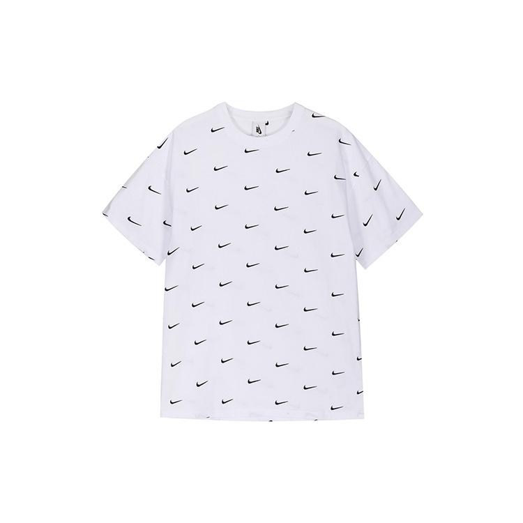 Men s Nike Nrg Swoosh Logo Tee Full Print logo Embroidered Short Sleeve T-Shirt CK4094-100 M