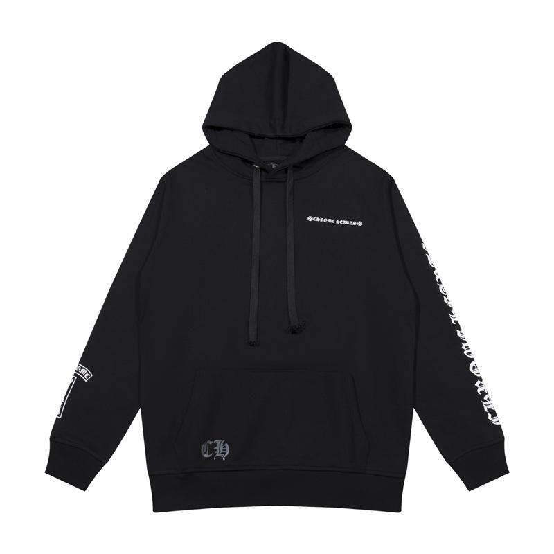 New Chrome Hearts Sanskrit Cross Cropped Hoodie