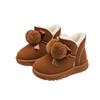 Winter Children's Boots Soft Fluffy Hairball Cute Girl Snow Boots Fashion Versatile Kids Causal Outdoor Cotton Boots Non-slip