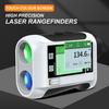 Touch Screen Range Finder Golf Telescope Rechargeable Laser Rangefinder LCD Display Laser Distance Meter with Flag-Lock 600m