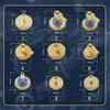 17pcs/Set Automobile Brake Oil Exchanger Adapter Tool Kits Pulsating Brake Oil Exchanger Connector Auto Repair Tools