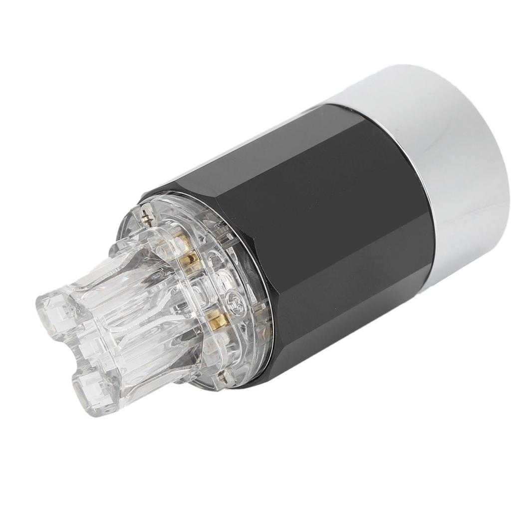 Monosaudio Pure Copper RhodiumPlated Power Plug HIFI Audio Connector Power Plug 100250V(F109R (Female) )