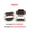 10PCS USB Charger Port Dock Socket For Xiaomi Redmi 8 8A 9 9A 10A 10X 10C 12C Note 11 10 9S 9 8 7 Pro Charging Connector