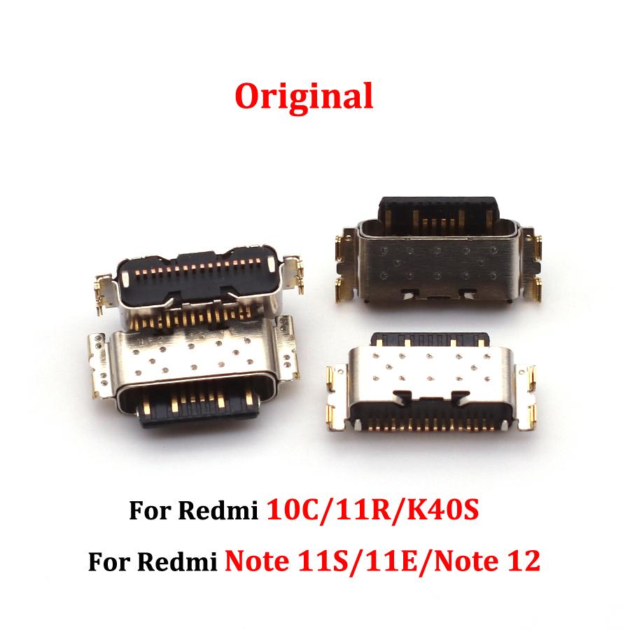 10PCS USB Charger Port Dock Socket For Xiaomi Redmi 8 8A 9 9A 10A 10X 10C 12C Note 11 10 9S 9 8 7 Pro Charging Connector
