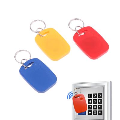 Ic + Id RFID Dual 125KHz und 13,56MHz Schlüsselanhänger Em4100 S50 Chip Smart Card Token Schlüsselanhänger Ring Zugangskontrolle