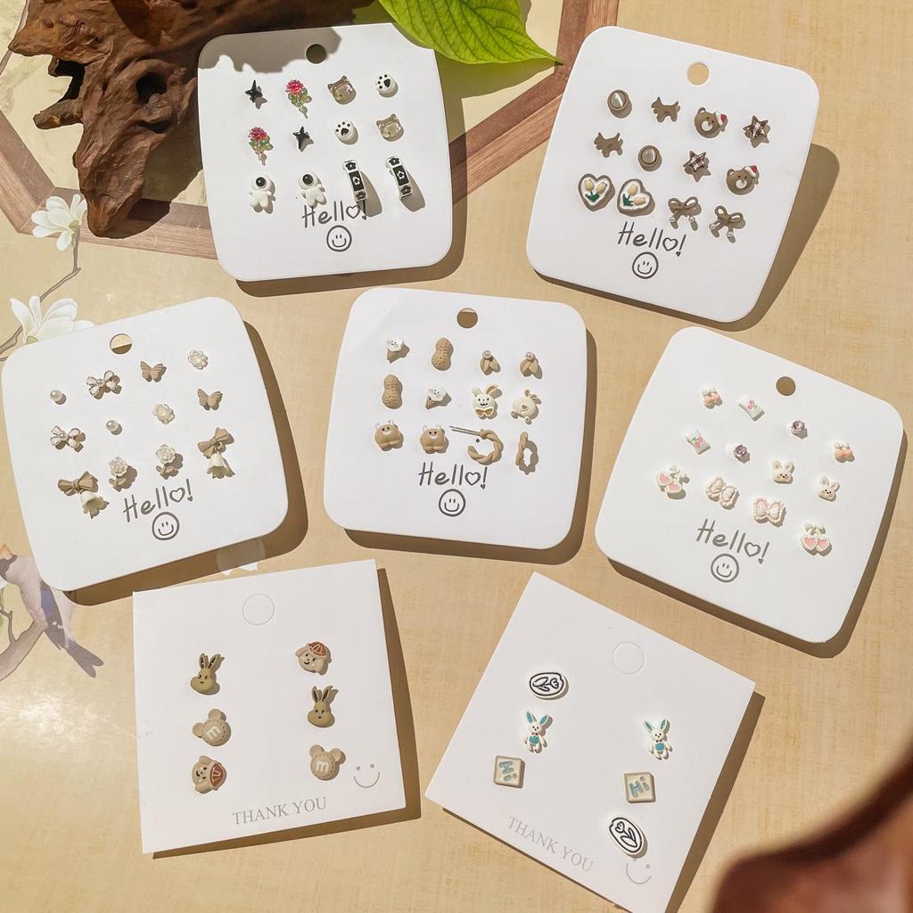 2023 Autumn/Winter Korean Design Silver Needle Earrings: Versatile, Stylish New Collection