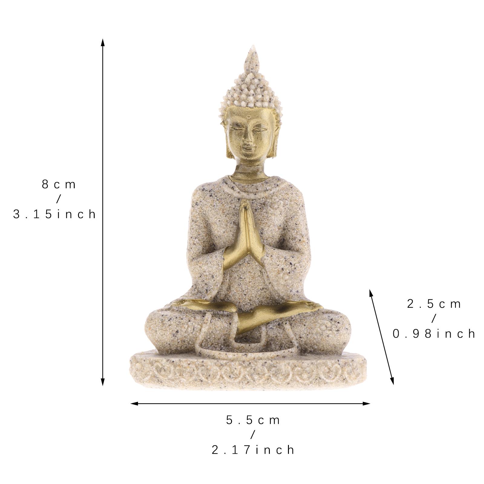 

Seated Ganesh Buddha Ornament Hand Carved Sandstone Seated Ganesh Buddha Deity Hindu Thai Statue Sculpture Zen meditation Buddha