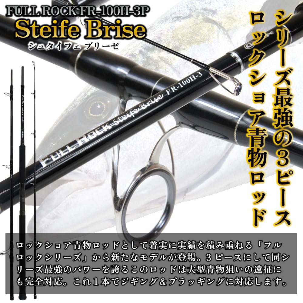 Gokuspe Jigging Rod FULL ROCK Steife Brise Rock Steife (Full Brise) FR-100H-3