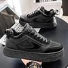 Herrenschuhe Winter 2025 neue Samt verdickte warme Baumwollschuhe Jugend Sport Casual schwarze Board-Schuhe vielseitig