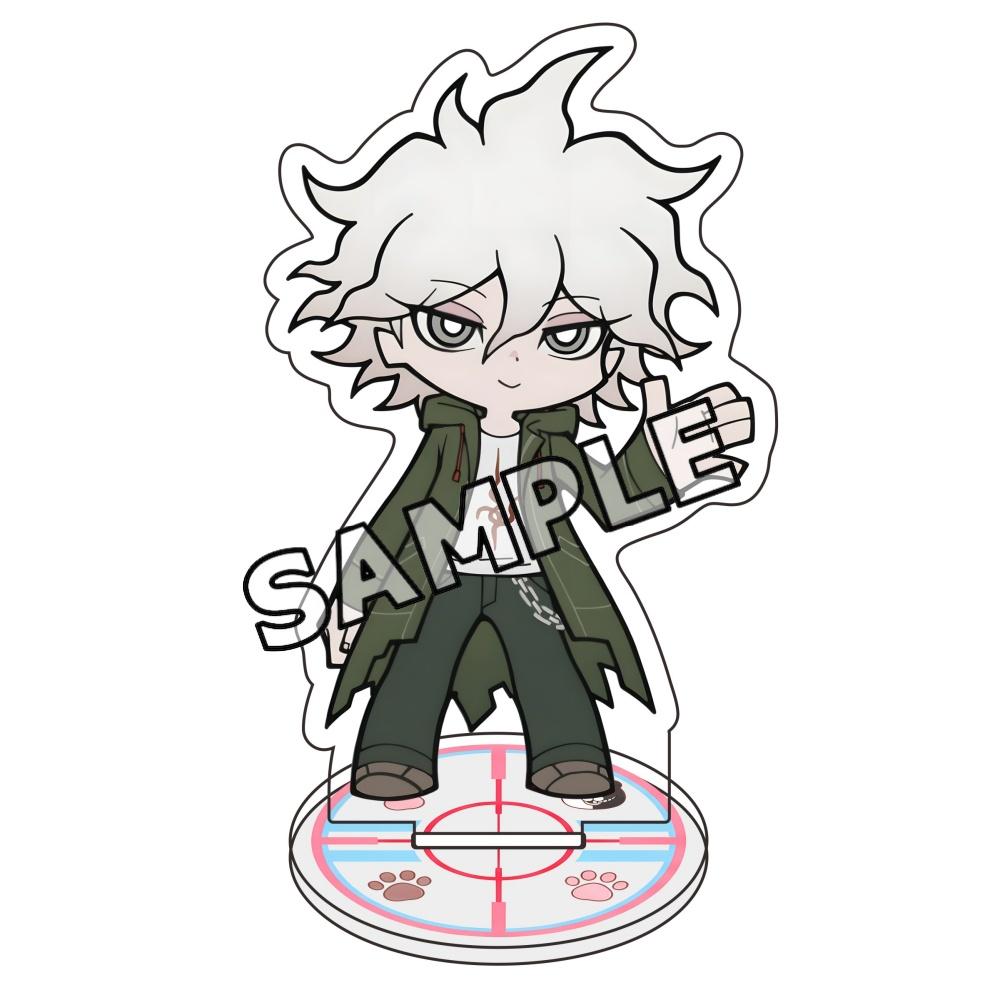 10cm Q Version Danganronpa Acrylic Stand Key Nagito Chiaki Kokichi Kyoko Anime Desktop Decor Birthday Collection Gift