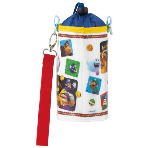 Skater Enamel Plastic Bottle Case for 500ml Super Mario 23 PVPC6-A