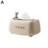 Napkin Box With Spring Household Tissue Case Spring Storage Kitchen Paper Container Paper Box Tissue Cute Storage Towel U3E2