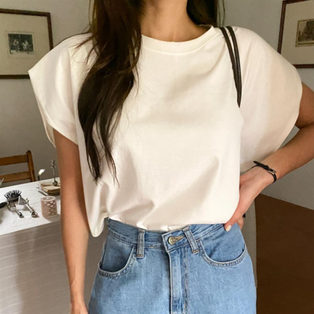 New Arrivals Open Run Women CoTTon Blend Loose FiT STreTch T shirT