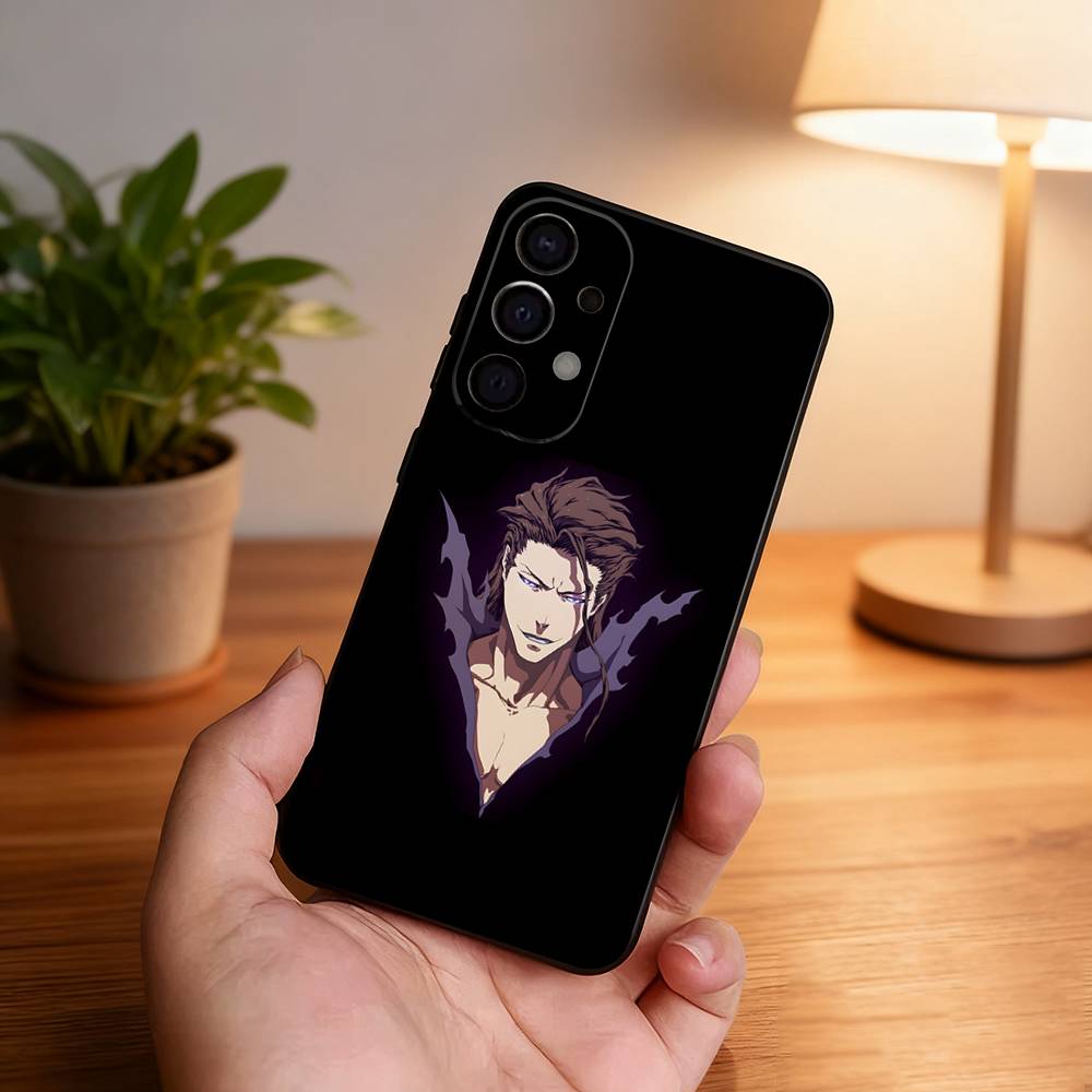 Hot A-Aizen S-Sousuke Anime Phone Case For Samsung S25,S24,S21,S22,S23,S30,Ultra,S20,Plus,Fe,Lite,5G Black Cover