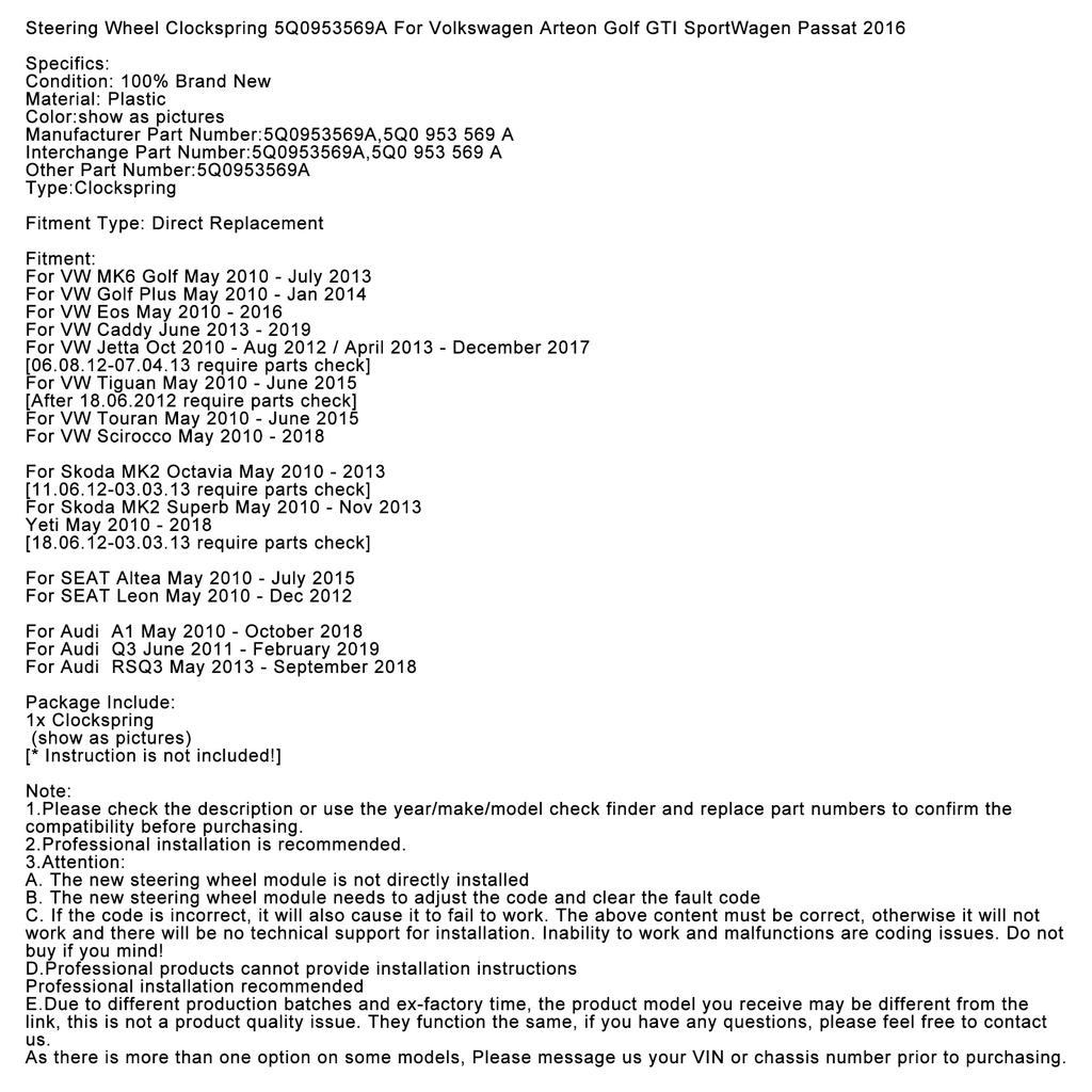 Zegar pod kierownicą 5Q0953569A Dla Volkswagen Arteon Golf GTI SportWagen