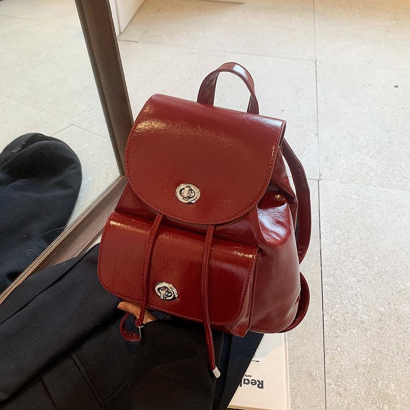 

Advanced Retro Women s Backpack New Versatile Travel Backpack Autumn and Winter Mini Backpack красный