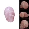 Modern Pink Skull Sculpture Handmade Art Piece For Display Collection Gift Giving