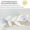 PLA Lizard Habitat Leaf Suction Cups Basking Rest Terrace  Reptile Basking Area