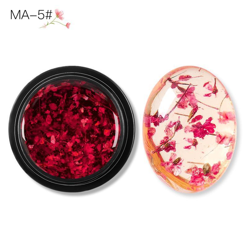 

MEET ACROSS 7 мл блестящий гель-лак для ногтей с сушеными цветами, красочный замачиваемый УФ-гель для ногтей, сделай сам, живопись, цветочный дизайн ногтей, лаки для маникюра MA-5