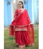 Damen Indischer Pakistanischer Kurta Anzug Lehenga Dupatta Set Party Wear Designer Crop Top Kleid