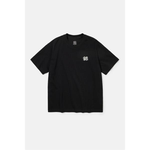 Kolon SporTs Women CacTus Graphic ShorT Sleeve T shirT TvTcm25622blk