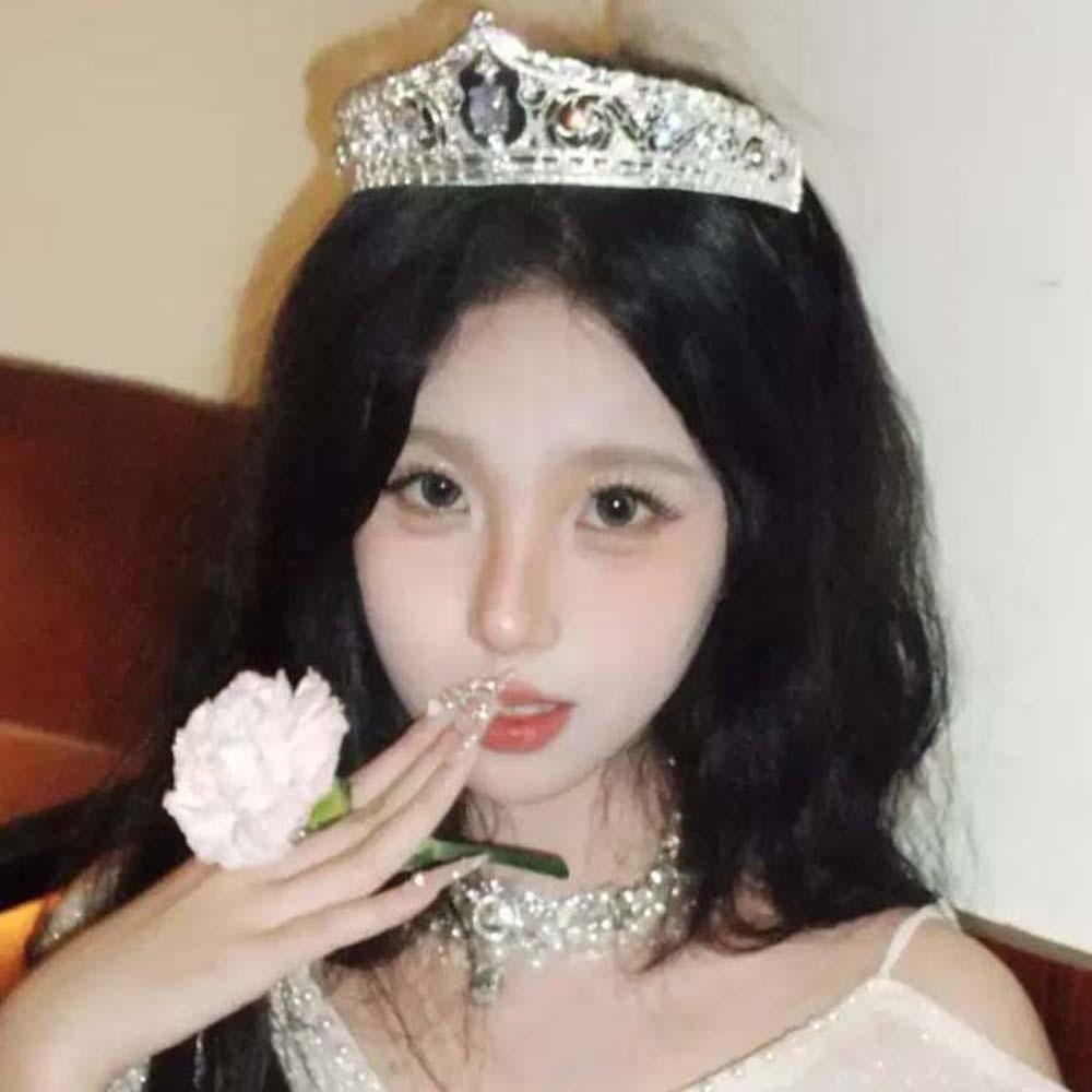 Vintage Crown Hair Accessory Elegant Princess Rhinestone Tiara  Clothing Accessories