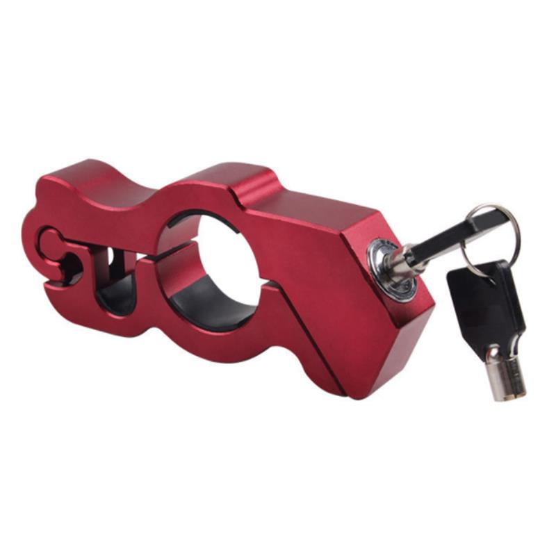 Motorcycle Handlebar Lock Handlebar Brake Handle Solid Lock Imitating Steal Lock Pull Rod ATV Dirt Street Bikes Anti Theft 2025
