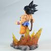 Bandai 19cm Dragon Ball SHK Kaiyuan Series NO.2 Glossy Brunette Super Four Goku Model PVC Wukong Animation Model Ornament Birth