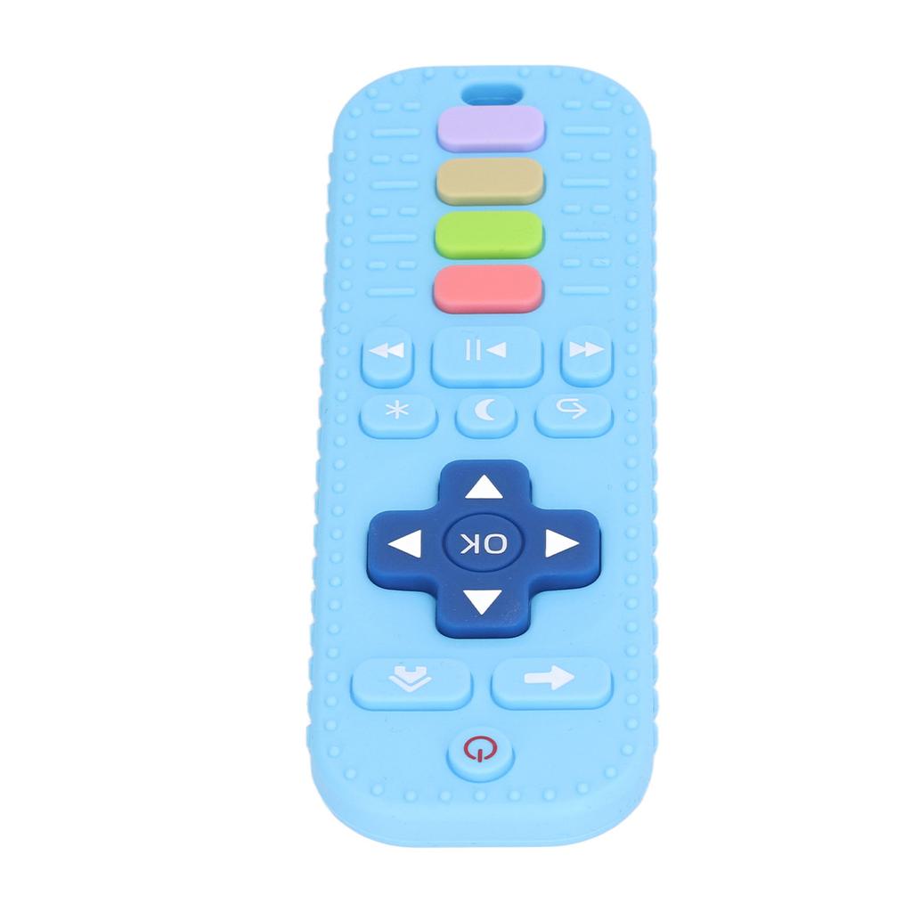 Silicone Teething Toy Safe Soft Gum Massage Chewing Remote Control Shape Teethers for Infant Toddlers