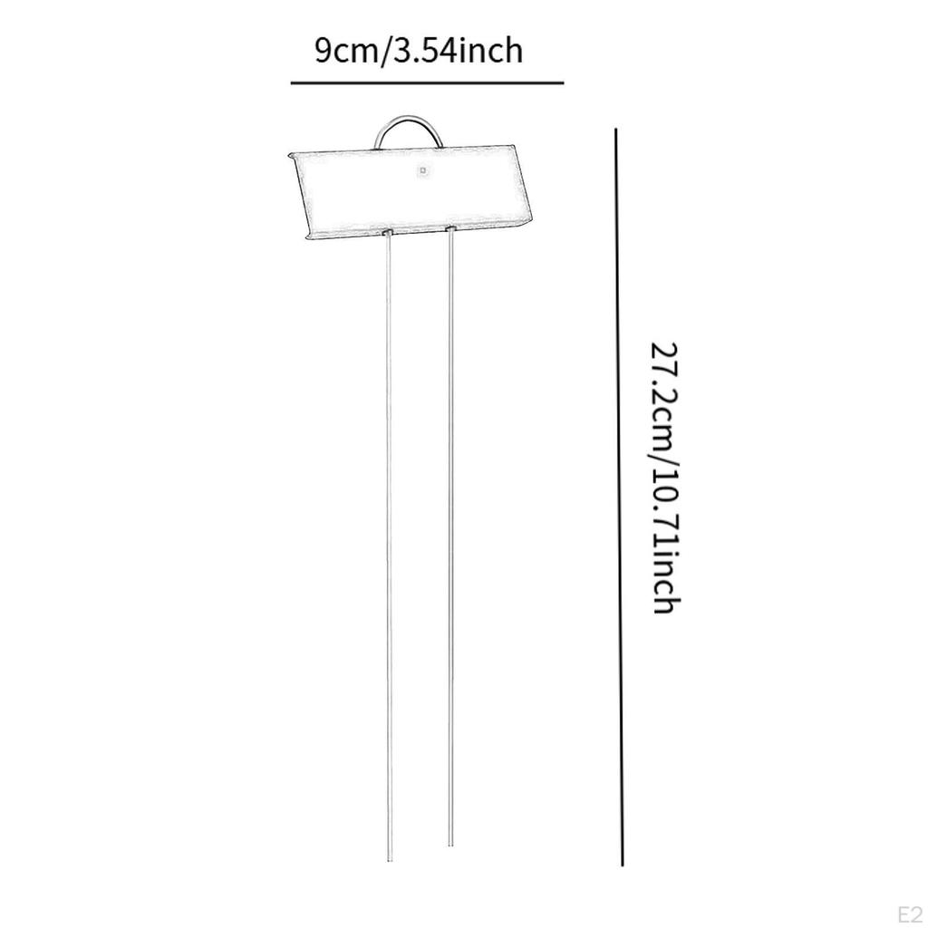 10 stück Garten Etiketten Pflanzen Sämling Stake Anlage Kategorie Tag Stakes für Kraut Blume