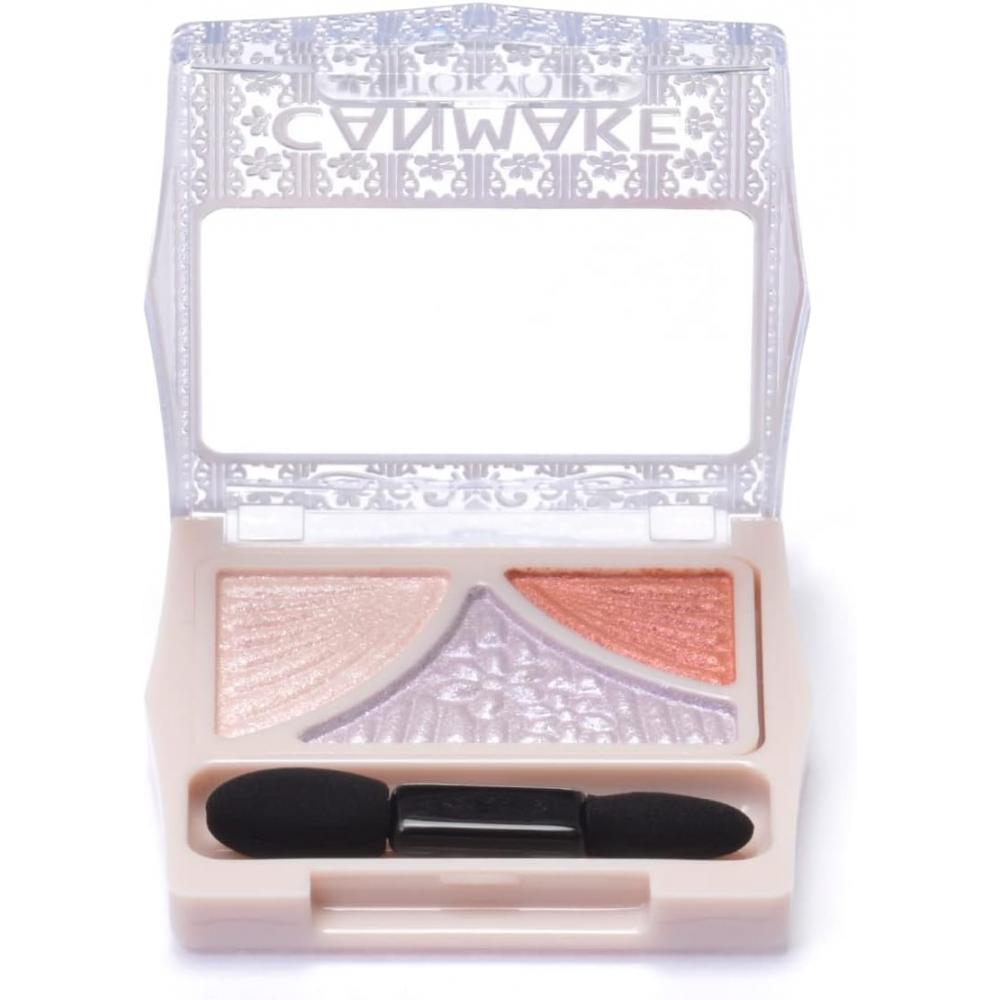 Canmake Juicy Pure Eyes 16 Silhouette Sunrise 1,2 g Glanztransparenz Pearl Glitter Wet Gloss Orange